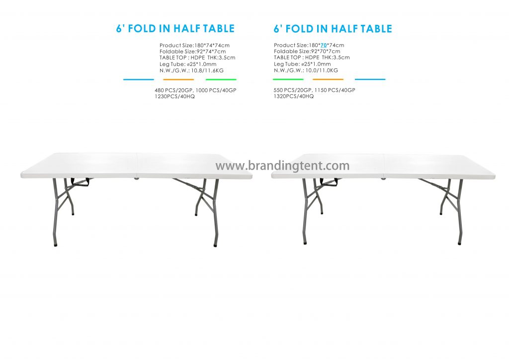 portable table, foldable tradeshow table