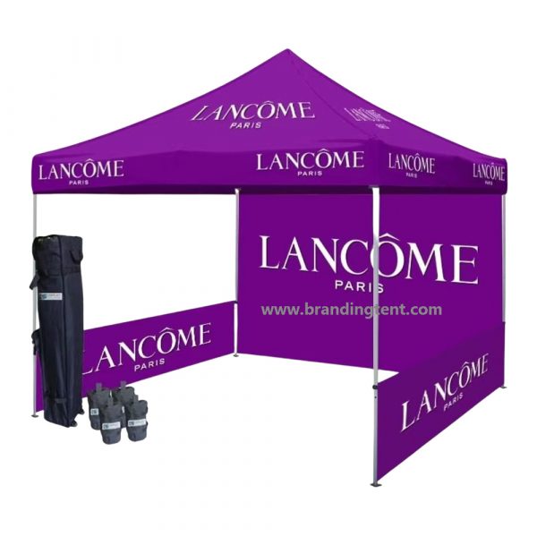 Advertising tent, tradeshow tent, pagoda tent for Lancome for cosmetic brand
