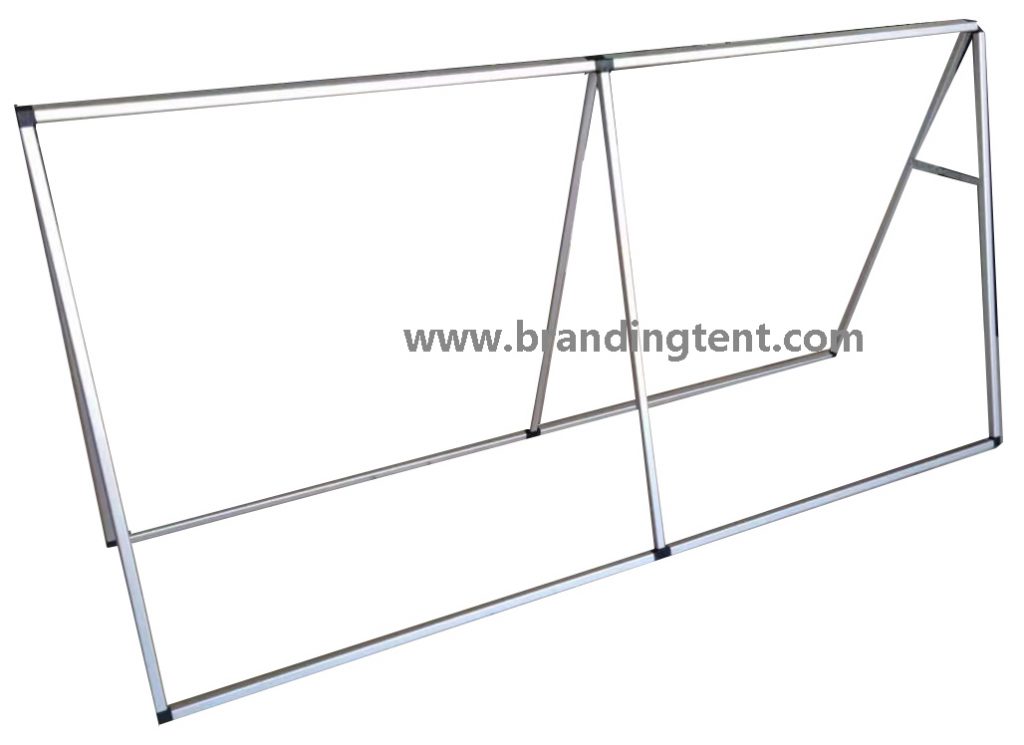 A frame banner, POP up banner double sides frame stand