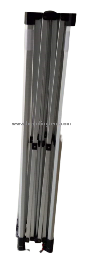 Hexagonal aluminium tent frame set with connectors