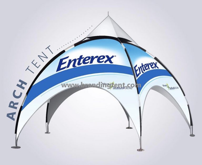Arc Dome Tent with custom logo printing