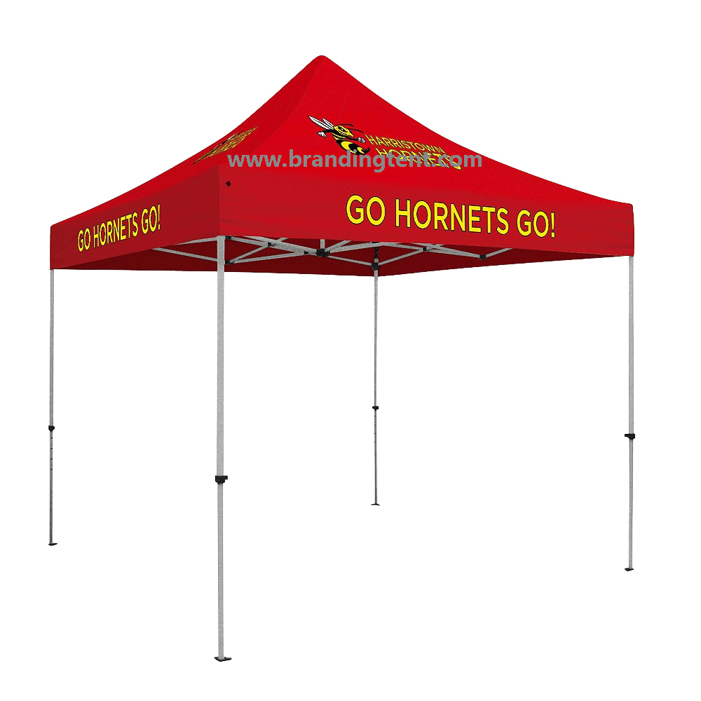 Custom printed 600D canopy tent with full color dye-sublimation top by Besda BrandingTent