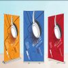 luxury roll up banner, luxury pull up stand,