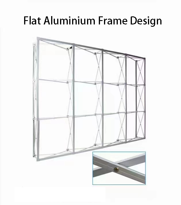 tradeshow display Flat tube frame design