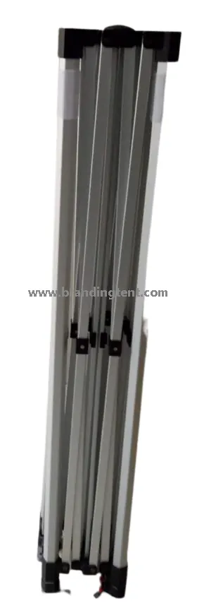 Hexagonal aluminium tent frame set with connectors