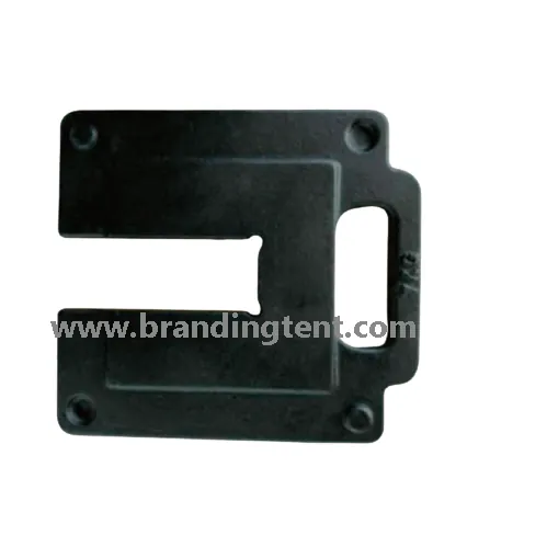 Steel canopy weight base plate
