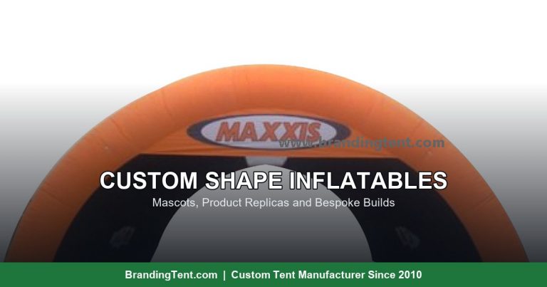 Custom shape inflatable arch gate - mascots, product replicas and bespoke builds guide