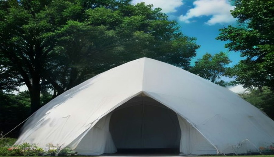 Custom Dome Tents - Round kiosks 3-6m by Besda BrandingTent