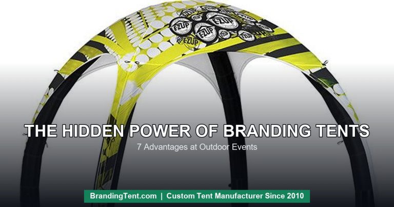 Racing arch structure at an outdoor event - branding tents guide